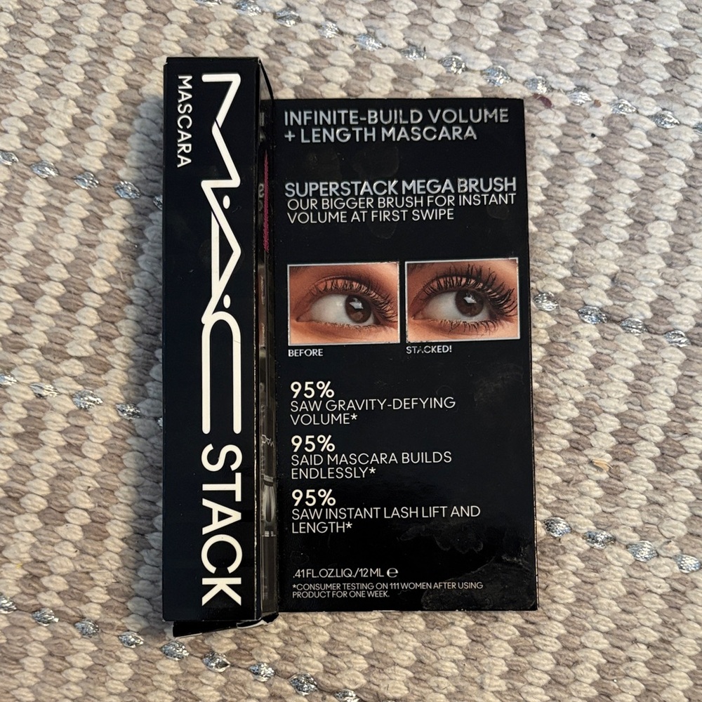MAC Cosmetics Mascara Stack — FULL SISE 12ml with box NWT